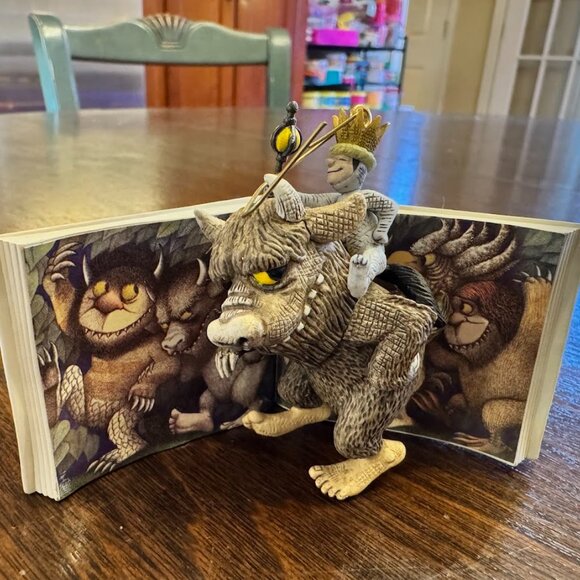 Hallmark Keepsake Christmas Ornament 2009 WHERE THE WILD THINGS ARE 3D Book - Picture 4 of 6